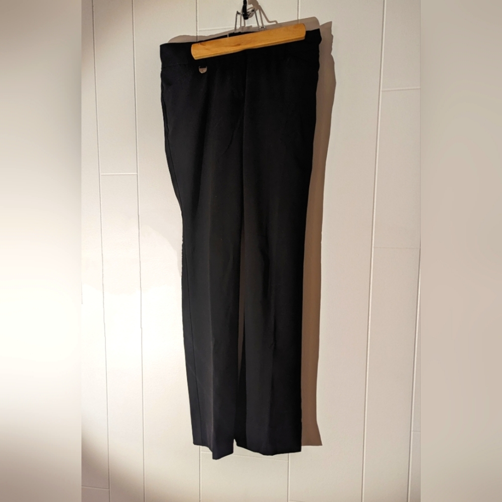 Black dress pants, size 0, average length